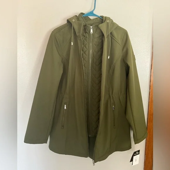 Lauren by Ralph Lauren Softshell W/ Inside Quilted Vesty Size L - Picture 5 of 8